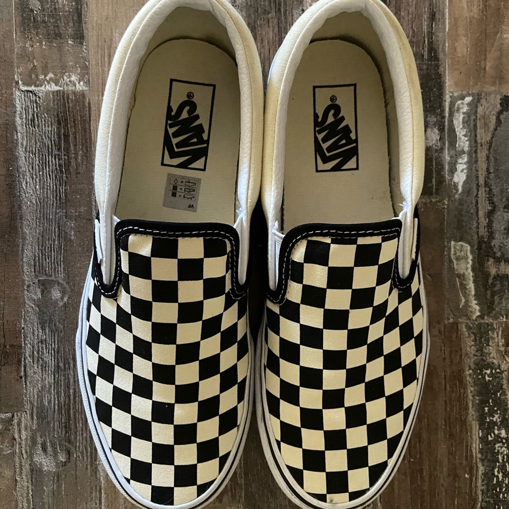 Checkered Vans